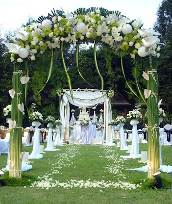 dekorasi pernikahan outdoor