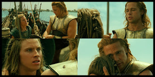 Homossexualidade na Grécia Antiga - Homossexualidade na Mitologia Grega - Aquiles e Pátroclo - Brad Pitt (Aquiles) e Garrett Hedlund (Pátroclo) no filme Troia