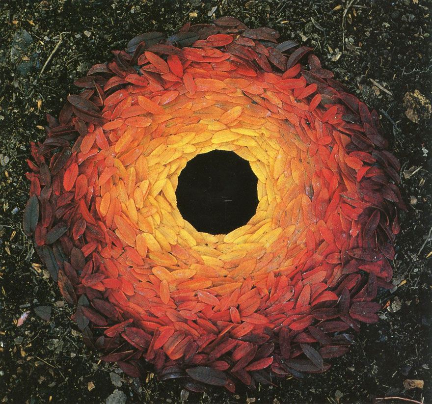 andy goldsworthy inspired art