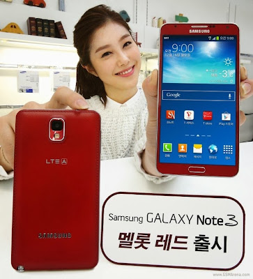 Galaxy Note 3 gets the new paint job in Korea, Merlot Red edition releases by the Samsung