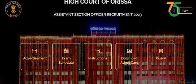 Odisha High Court ASO Admit Card