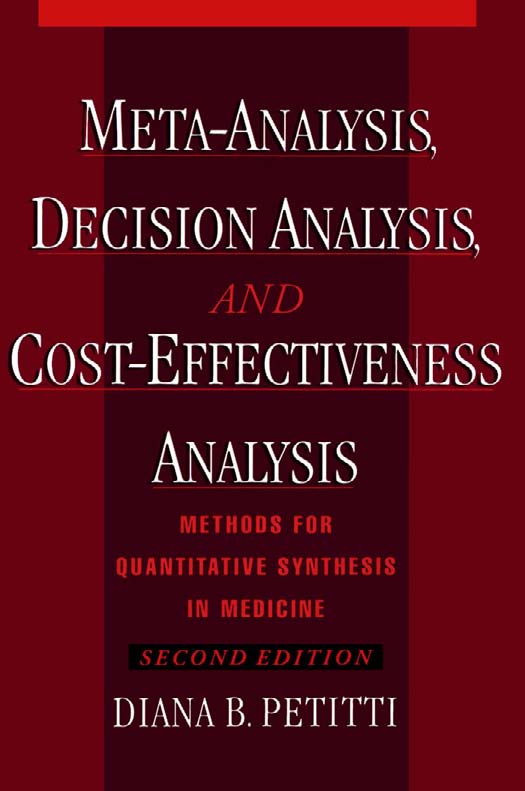 Free Ebook Download 1001tutorial.blogspot.com Meta-Analysis, Decision Analysis, and Cost-Effectiveness Analysis