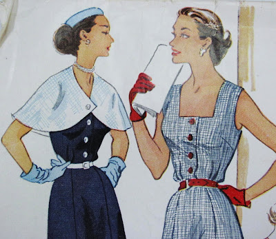 Fashion   on Pintucks  1950 S Vintage Fashion  Little Cover Ups
