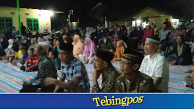 Warga Tumpah Ruah Hadiri Israq Miraj Yang Di Gelar Remaja Masjid Sabda, Sergai 