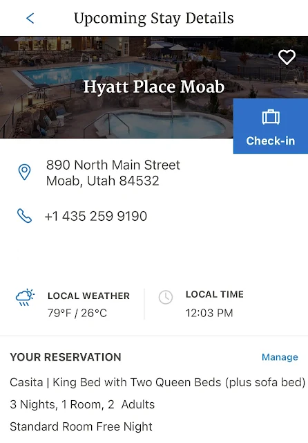 Review Hyatt Globalist Benefits and Casita Upgrades at Hyatt Place Moab