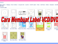 Cara Membuat Label VCD atau DVD dengan program Microsoft Publisher