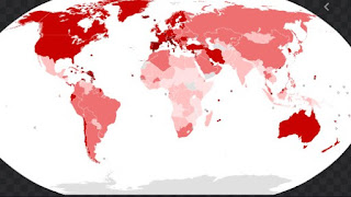 Hingga kini, Amerika Syarikat menjadi negara yang mempunyai jumlah paling banyak infeksi, dengan 211,408 kasus atau penambahan 22.878 kasus baru sejak kemarin.