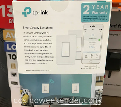Costco 1326852 - Turn your home a smart home with TP-Link 3-Way Smart Wi-Fi Light Switches