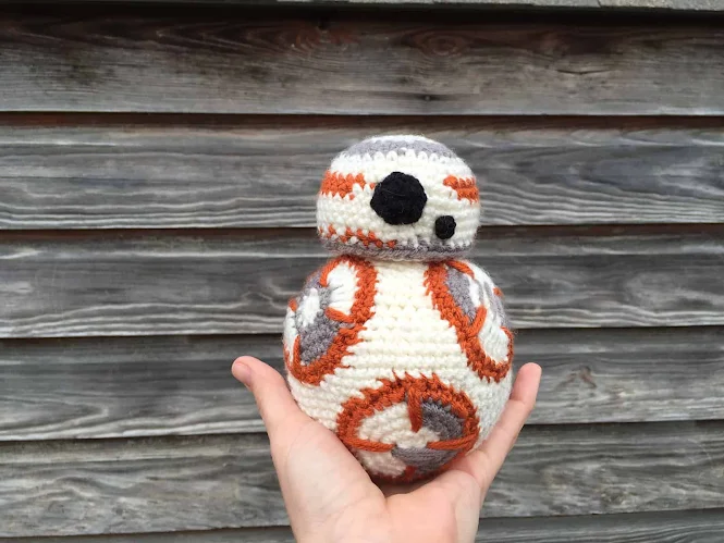 Crochet Star Wars Characters FREE Amigurumi Patterns - BB-8 Amigurumi