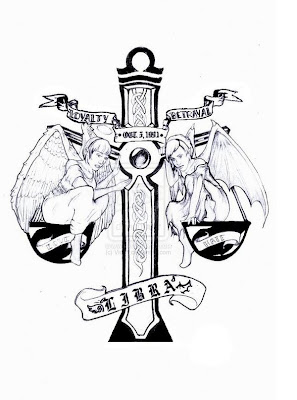 Libra Tattoo Designs Sample