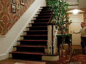 Screaming and Running in the House GIF Home Alone gif Macaulay Culkin running in the house home alone gif