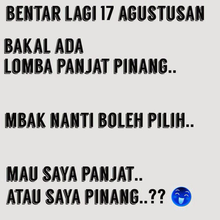 20 Gambar DP BBM Meme Lucu 17 Agustus 2017 - Gambar Lucu 