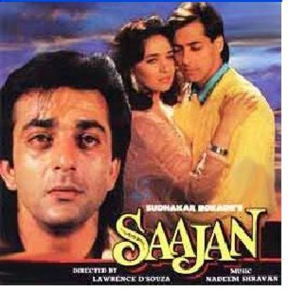 Music rays: Saajan (1991) Watch Hindi Musical Hit DVD 