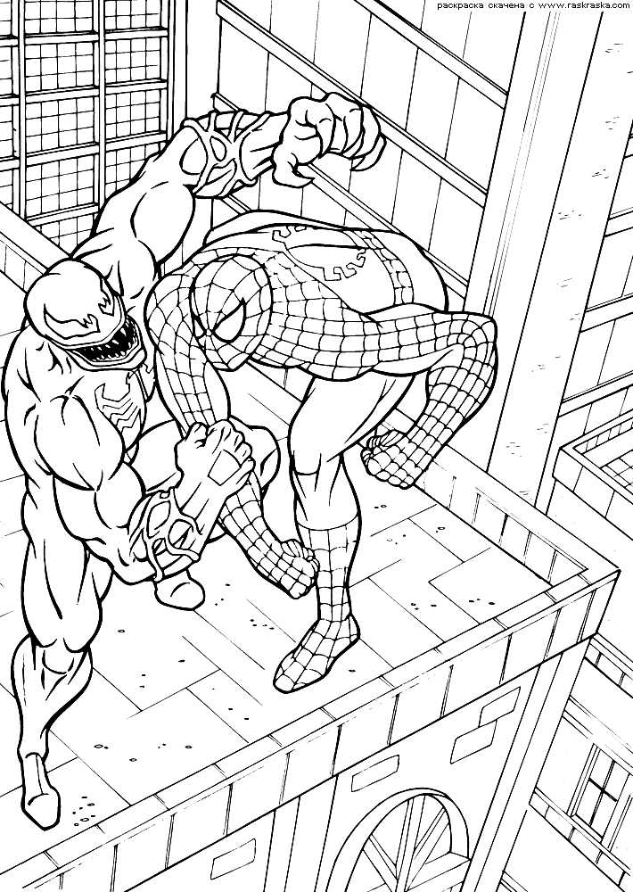 Download The Amazing Spider Man Coloring Pages: Spiderman Color Pages Print Out