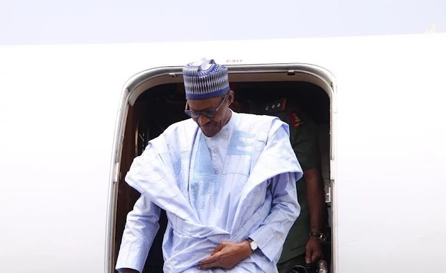 president buhari arrives Washington city