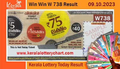 Kerala Lottery Results, Win-win, W-738