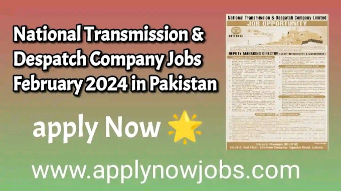 National Transmission & Despatch Company Jobs February 2024 in Pakistan