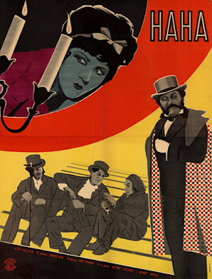 silent movie russian poster