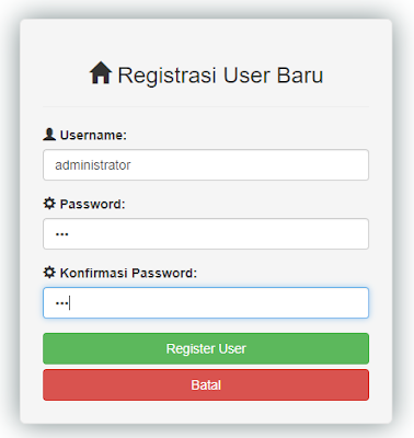 Contoh Sistem Informasi Mahasiswa dengan PHP (Login dan Registrasi)