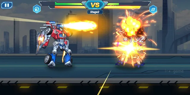 لعبة Mecha Storm Robot Battle Game | لعبة مواجهة الروبوتات المقاتلة