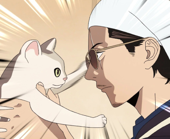 Tatsu Imortal e seu gato de estimação