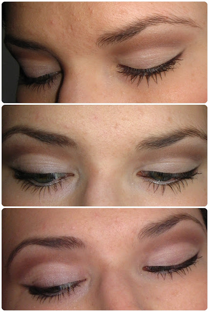  cruetly free make-up look using alverde rose garden eyshadow and sweetscent midnight burgundy mineral  eyeshadow