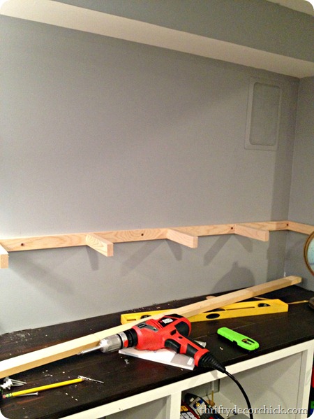 building floating shelves
