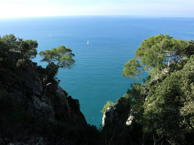 Seaside cliffs,Palmaria Island near Portovenere