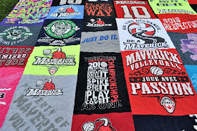 Gabrielle's T-shirt quilt