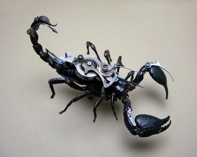 incredibly steampunk insect by Lindsay Bessanson