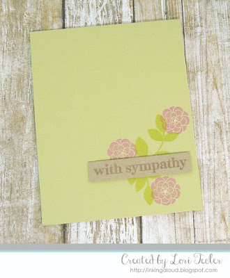 With Sympathy card-designed by Lori Tecle/Inking Aloud-stamps from Papertrey Ink