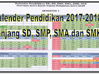 KALENDER PENDIDIKAN LENGKAP DENGAN PEDOMAN