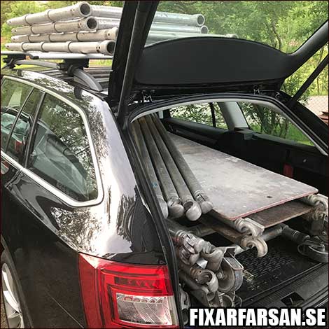 Frakta-Hel-Byggställning-Skoda-Octavia-Kombi