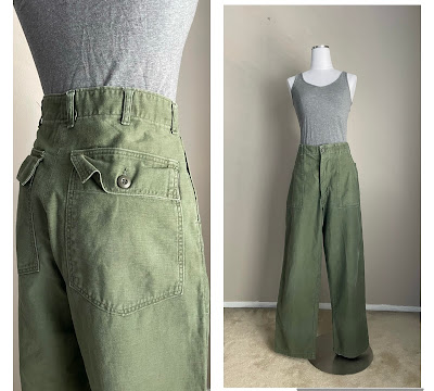 Vintage Military  OG-107 Trouser from the '60s