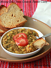 Moong Dal ( Green Gram ) And Paneer Curry