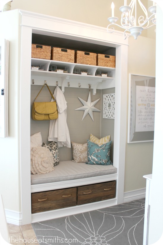 Project: Entryway Closet Makeover - The Reveal!