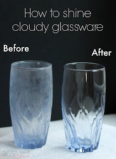 Restore The Shine to Cloudy Glassware 