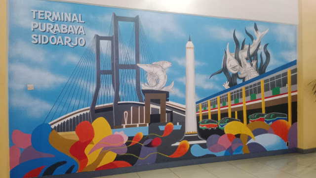 mural terminal bungurasih