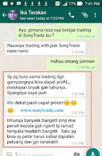 testimoni member hasil belajar trading saham forex surabaya sonytrade