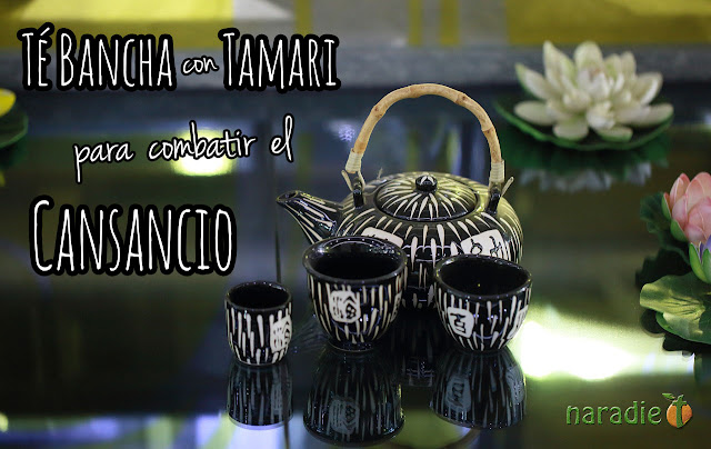 Te bancha con tamari para combatir el cansancio 