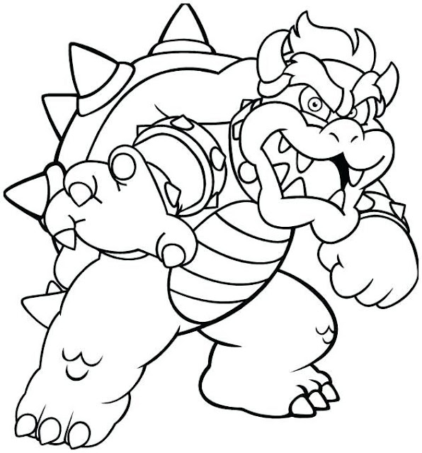 Best Free Printable Wario Baby Coloring Pages