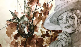 11-Maggie-Smith-with-Capricorn-Drawings-and-Paintings-Clotilde-Lambert-www-designstack-co