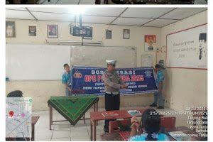  Police Go To School, Sat Lantas Polres Tanjungbalai Sosialisasikan Ops Patuh Toba 2025