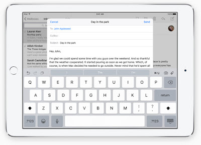 خصائص لوحة المفاتيح الجديدة للآيباد في iOS 9