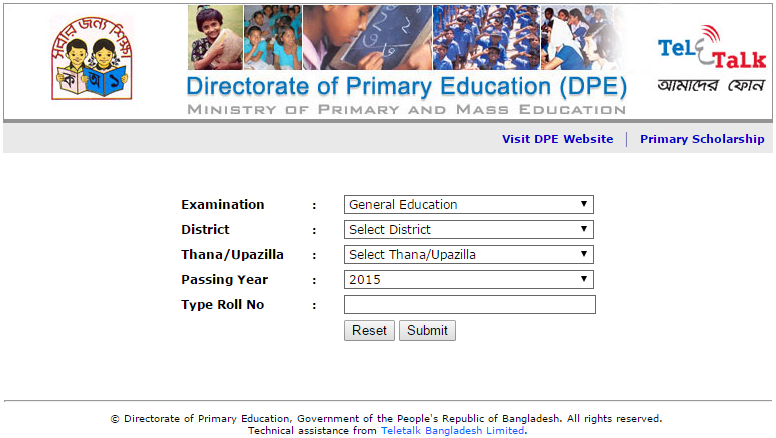  PSC Result