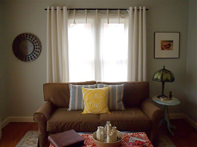 a home in the making: ode to an ikea curtain