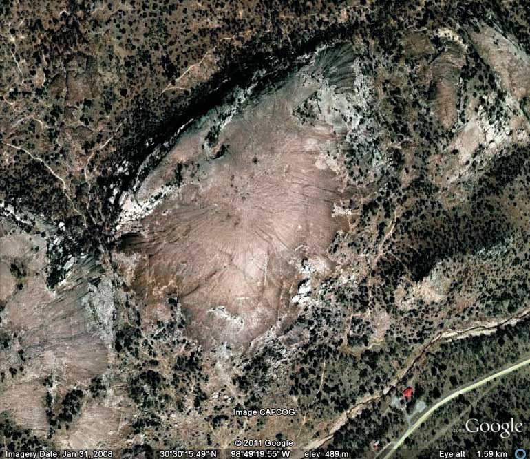 enchanted rock. UFOs and Enchanted Rock, Texas