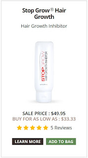 Stop Grow® Hair Growth Hair Growth Inhibitor Can Be Used On Any Area and Effective for Both Women and Men