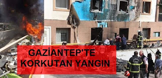 Şehitkamil Devlet Hastanesinde yangın