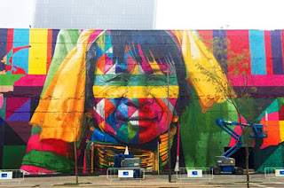 creative street mural art works By Eduardo Kobra 
